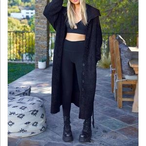 LADYGANG Black Sweater Jacket Size Small